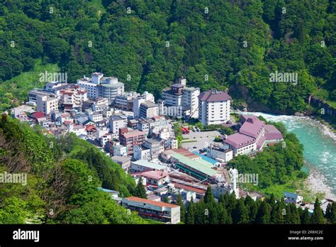 Unazuki Onsen Hot Springs Stock Photo Alamy
