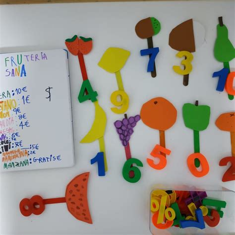 Juego con frutas Manualidades y juegos para niños