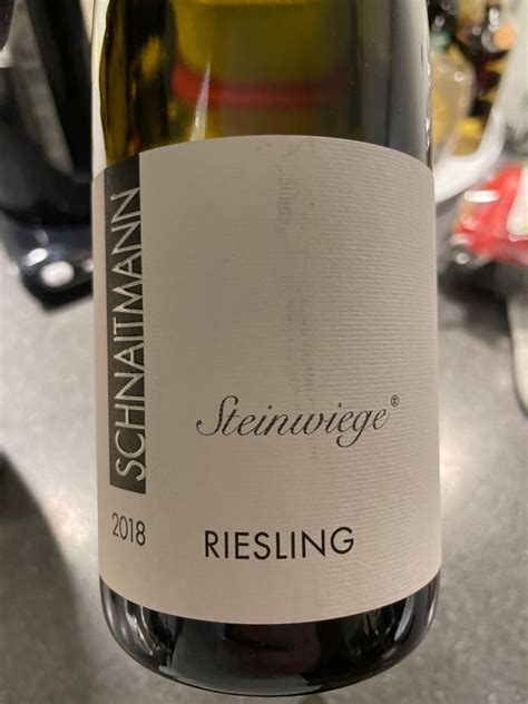 2017 Weingut Schnaitmann Riesling Steinwiege Trocken Germany