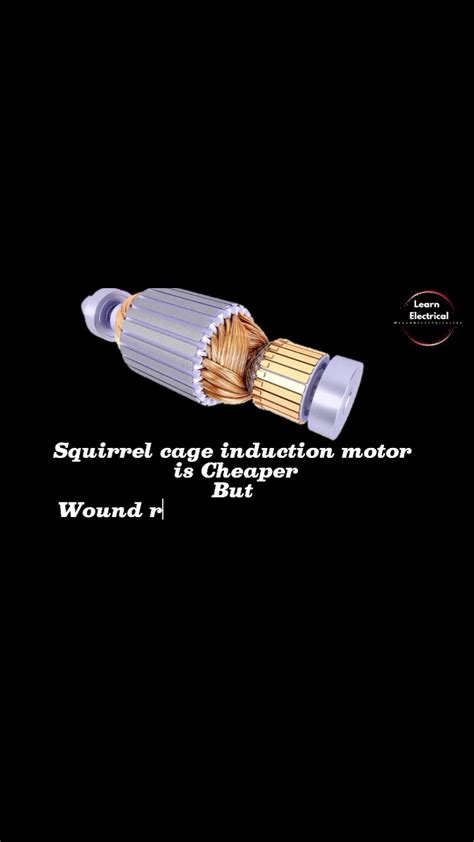 difference  squirrel cage induction motor  wound rotor