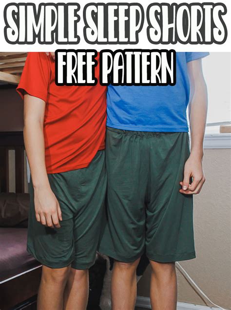 Free Pajama Shorts Pattern Life Sew Savory