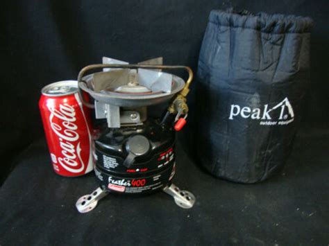 Coleman Peak 1 Camp Stove Model Feather 400 W Case As Is Antique Price Guide Details Page