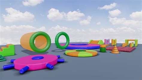 Artstation Fun Obstacle Course Expansion For Unity Engine Game Assets