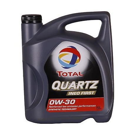 TOTAL QUARTZ INEO FIRST 0W30 SINTÉTICO 5 LITROS