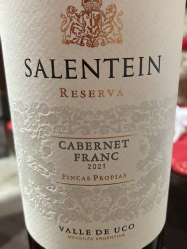 Salentein Fincas Propias Reserva Cabernet Franc Vivino