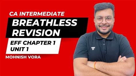 EFF Chapter 1 Unit 1 Breathless Revision Mohnish Vora Unacademy