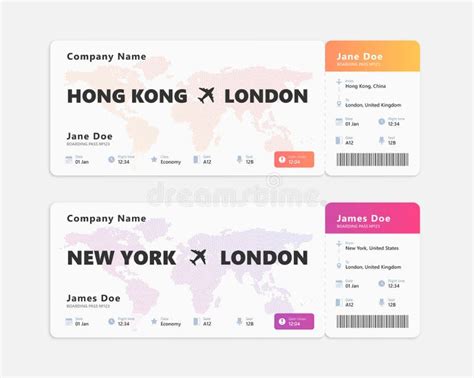 Boarding Pass Ticket Concept Stock Illustrations 4 238 Boarding Pass