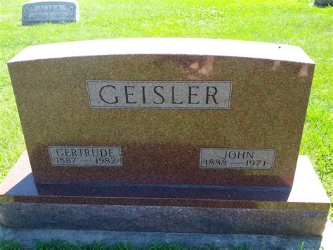 Gertrude Setzer Geisler 1887 1982 Mémorial Find a Grave