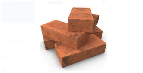 Clay Rectangular Shape Building For Side Walls Use Red Bricks