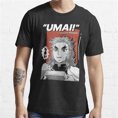 Umai Kyojuro Rengoku Demon Slayer Kimetsu No Yaiba T Shirt By