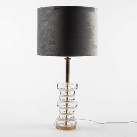 Carl Fagerlund Bordslampa M Ssing Och Glas Orrefors Belysning