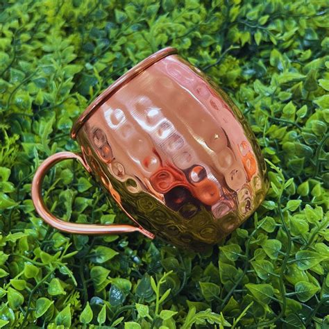 Caneca Barril De Cobre Original Moscow Mule 400 Ml Cobre Lux