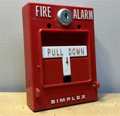 Simplex 4251 32 Conventional Fire Alarm Pull Station La Paz County