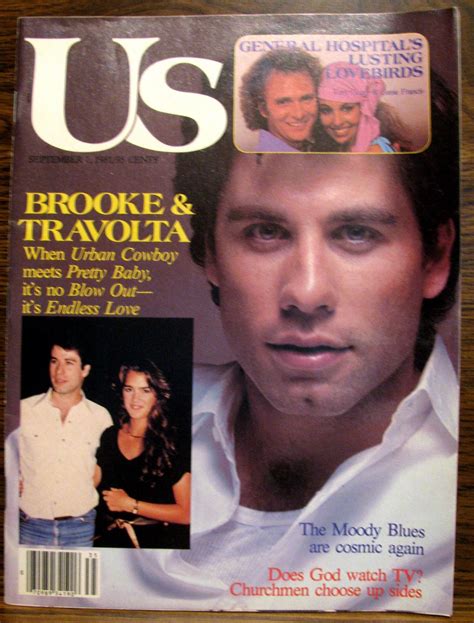 Brooke Shields And John Travoltas Romance Was The Cover Story For Us Magazines Sept 1 1981