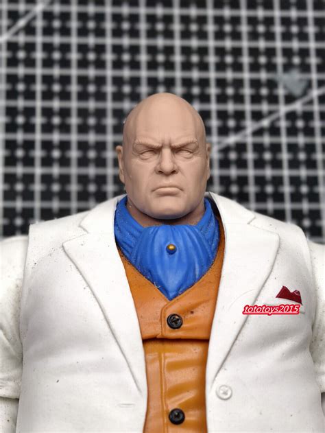 14 16 112 118 Spider Man Fat Kingpin Head Sculpt For Male Action