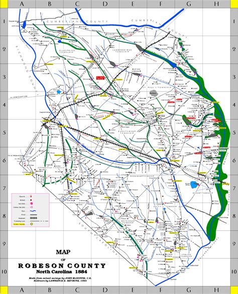 robeson hoke map