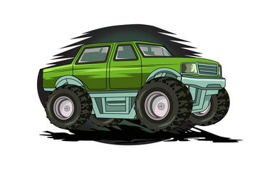 Hot Wheels Monster Truck Vector Images Over