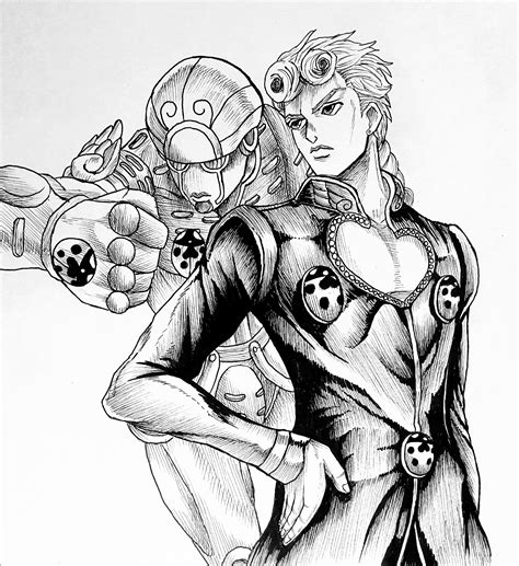 [fanart] Giorno And Gold Experience R Stardustcrusaders