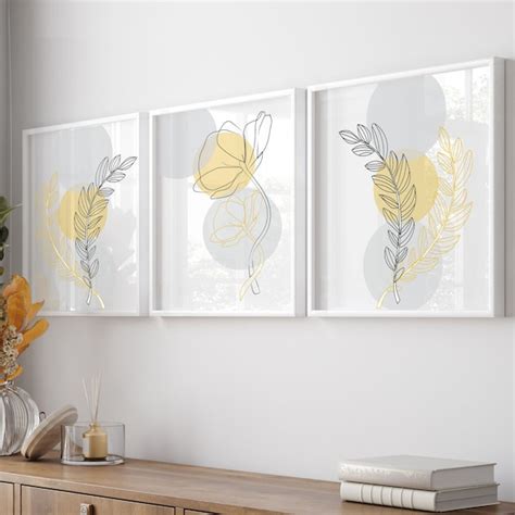 Yellow Wall Art - Etsy