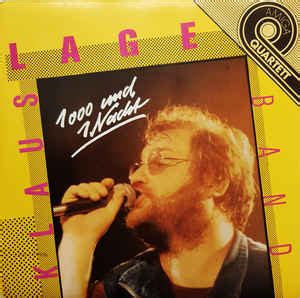 Klaus Lage Band Und Nacht Vinyl Discogs