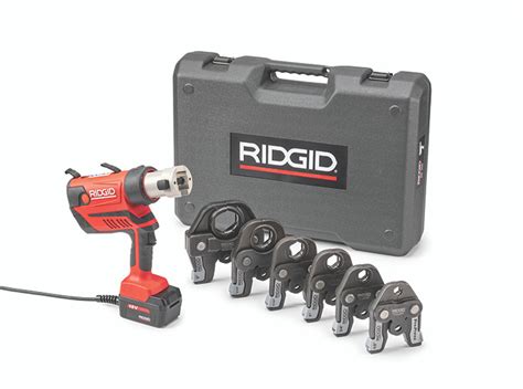 Press Tool Rp 350 By Ridgid Corded Kit With 1 2 2 Jaws Duracable