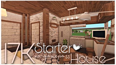 BLOXBURG 17K STARTER HOUSE NO GAMEPASS YouTube