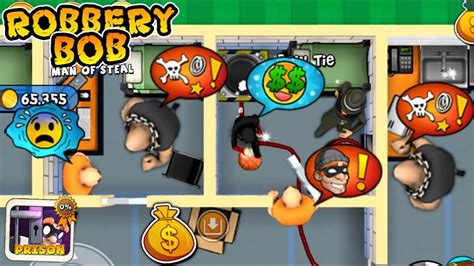 Robbery Bob Prison Vs Robbery Bob 2 Gameplay Walkthrough Ep 135 YouTube