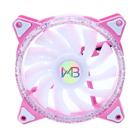 Wovibo 2021 RGB LED Case Fan 120mm For CPU Cooler Aura Sync Cooling