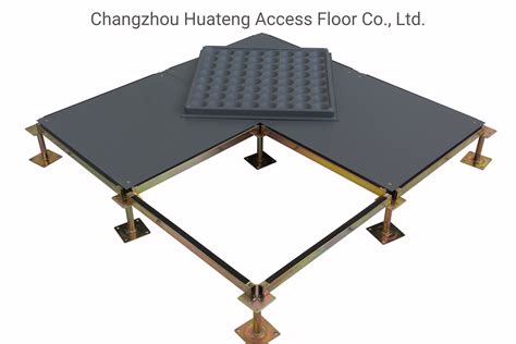 600 610 Steel Cementitious Raised Access Flooring With Bare Finish