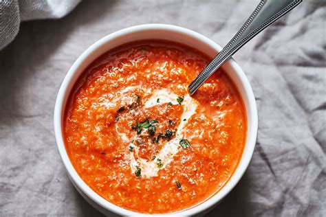 Creamy Quinoa Tomato Soup Recipe Eatwell