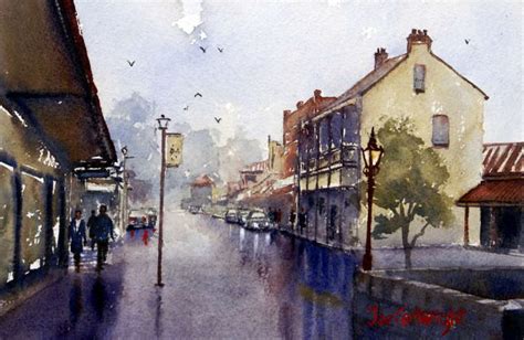 Watercolor Paintings Street Scene Gallery: Watercolour