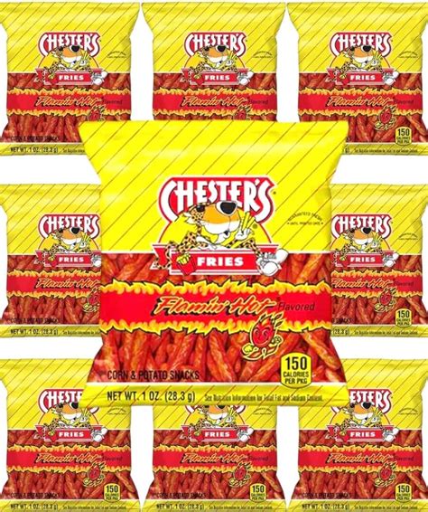 Amazon Chester S Flamin Hot Fries Snack Pack Of Gluten Free Oz Bags