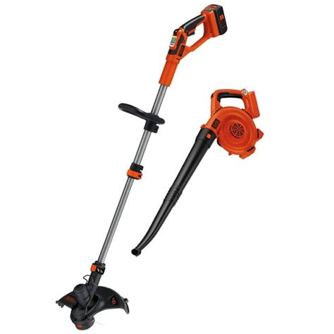 Blackdecker Lcc140 40v Max Lithium Ion Cordless String Trimmer And Sweeper Combo Kit Walmart