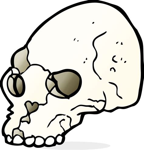 Cartoon Spooky Skull 39911135 Png