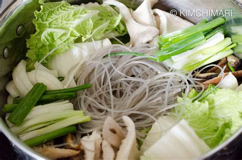 Bulgogi Hot Pot With Glass Noodles Bulgogi Jeongol Kimchimari