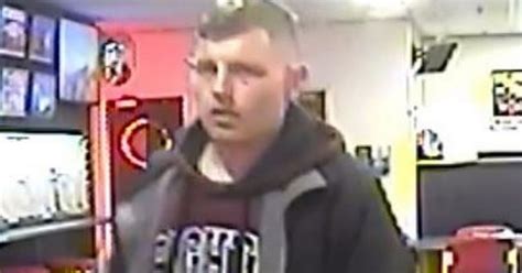 Cctv Image Shows Man Police Want To Speak To After Betting Shop Staff