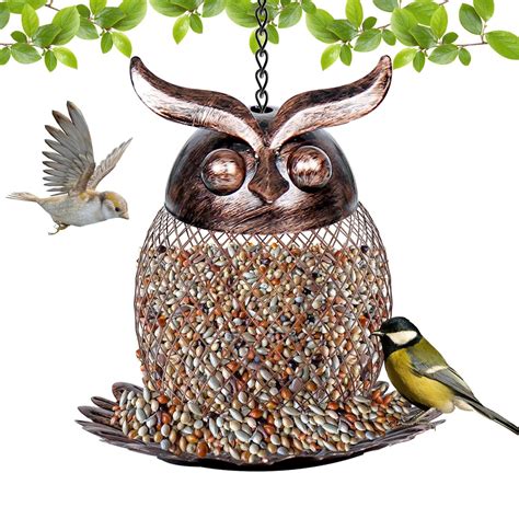 Bird Feeders For Outside Metal Hanging Wild Bird Feeder With Hook For