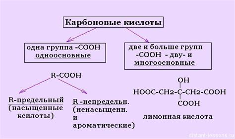 Органические кислоты | Дистанционные уроки