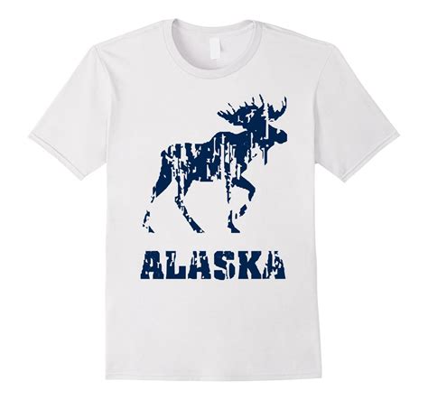 Alaska State T-shirt The Last Frontier Alaska Home Shirt-PL – Polozatee