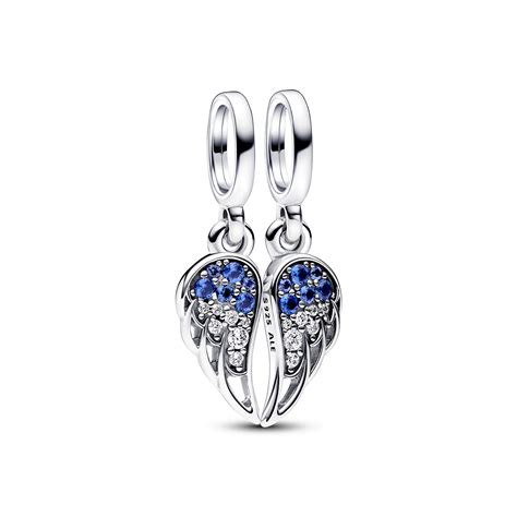 PANDORA Sparkling Splitable Angel Wings Dangle Charm – Jewelshop