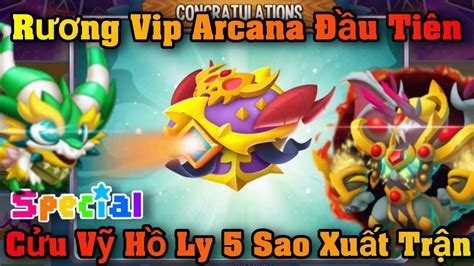 Dragon City Tập Đặc Biệt Mở Rương Vip Arcana Đầu Tiên Cửu Vỹ Hồ Ly