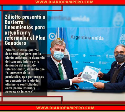 Diario Pampero Ziliotto presentó a Basterra lineamientos para