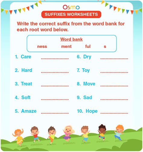 Suffixes Worksheets - Worksheets Library