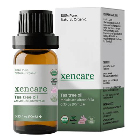 Xencare Tea Tree Usda Organic Food Grade Essential Oil 100 Pure