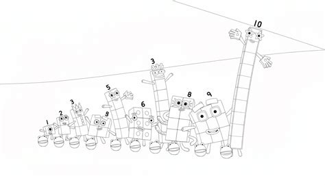 Numberblocks Imprimir - 12 Desenhos de Numberblocks para colorir e imprimir