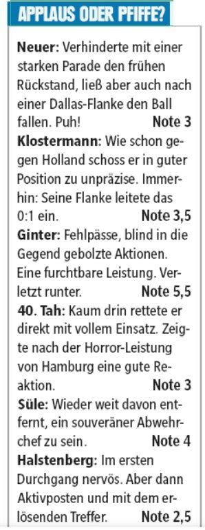 German Newspaper Player Ratings Germany 2 0 Northern Ireland 2019 How