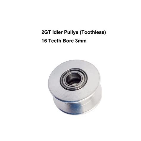 Toothless Gt Idler Pulley Teeth Mm Bore With Bearing Perlin