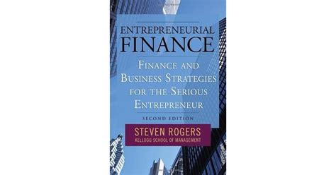 entrepreneurial finance finance  business strategies