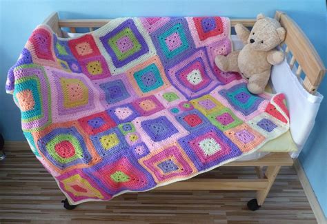 klimtchen crazy patchwork baby blanket