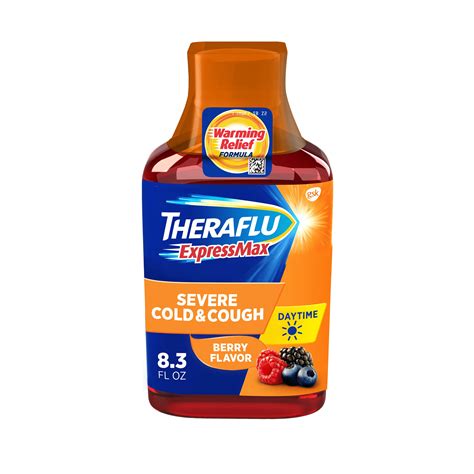 Buy Theraflu Expressmax Daytime For From Severe Cold And Berry Flavor 8 3 Ounce Bottle